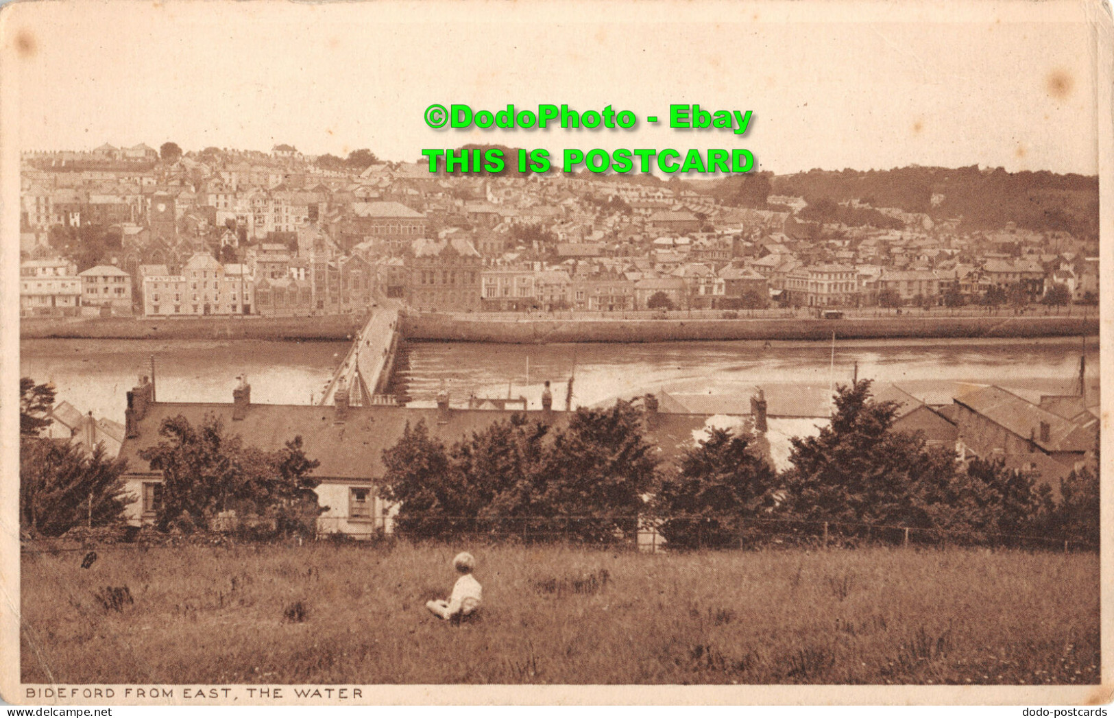 R356115 Bideford From East. The Water. Charles H. Bright - World