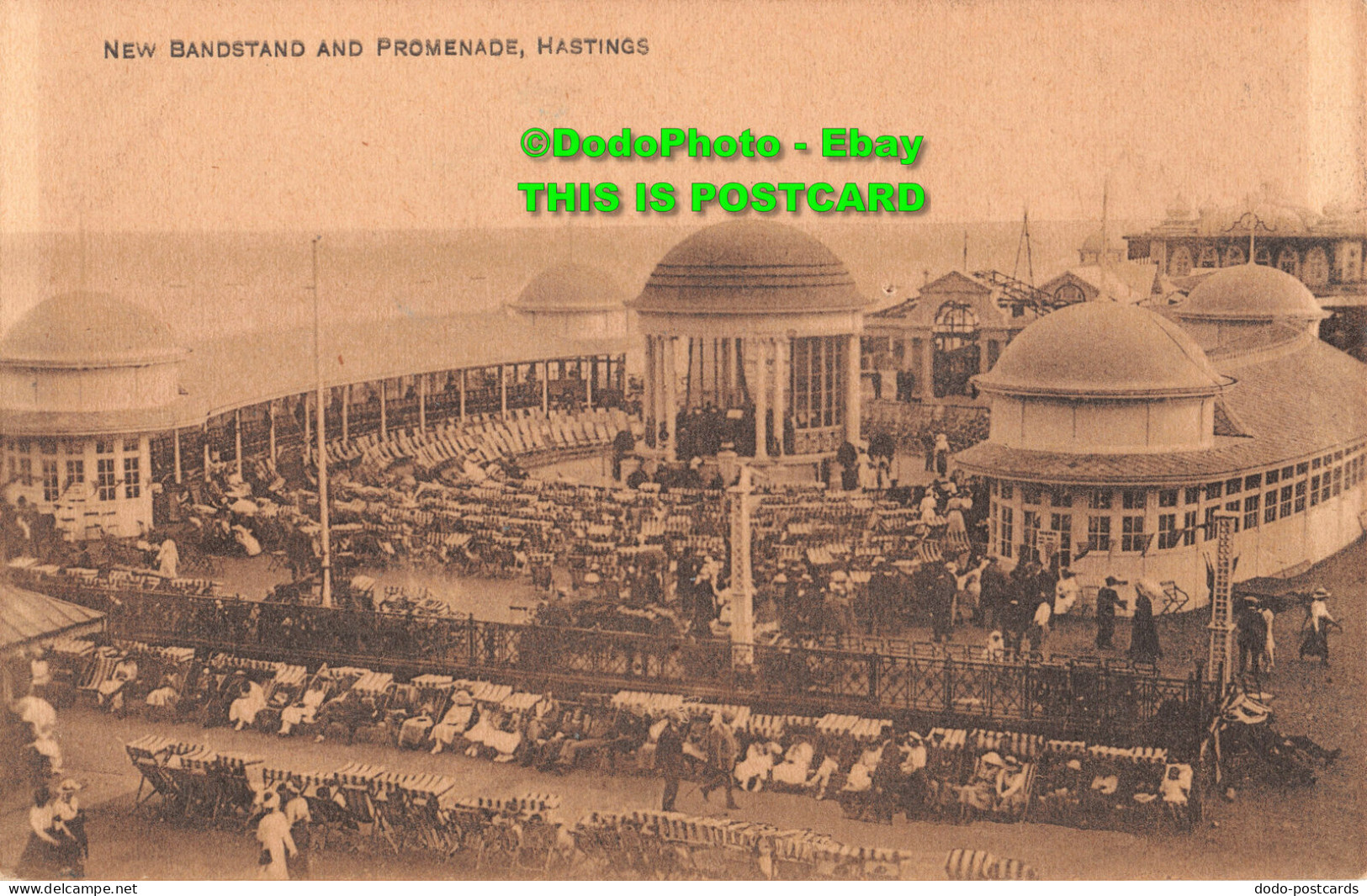 R356116 New Bandstand And Promenade. Hastings. No. 3 - World
