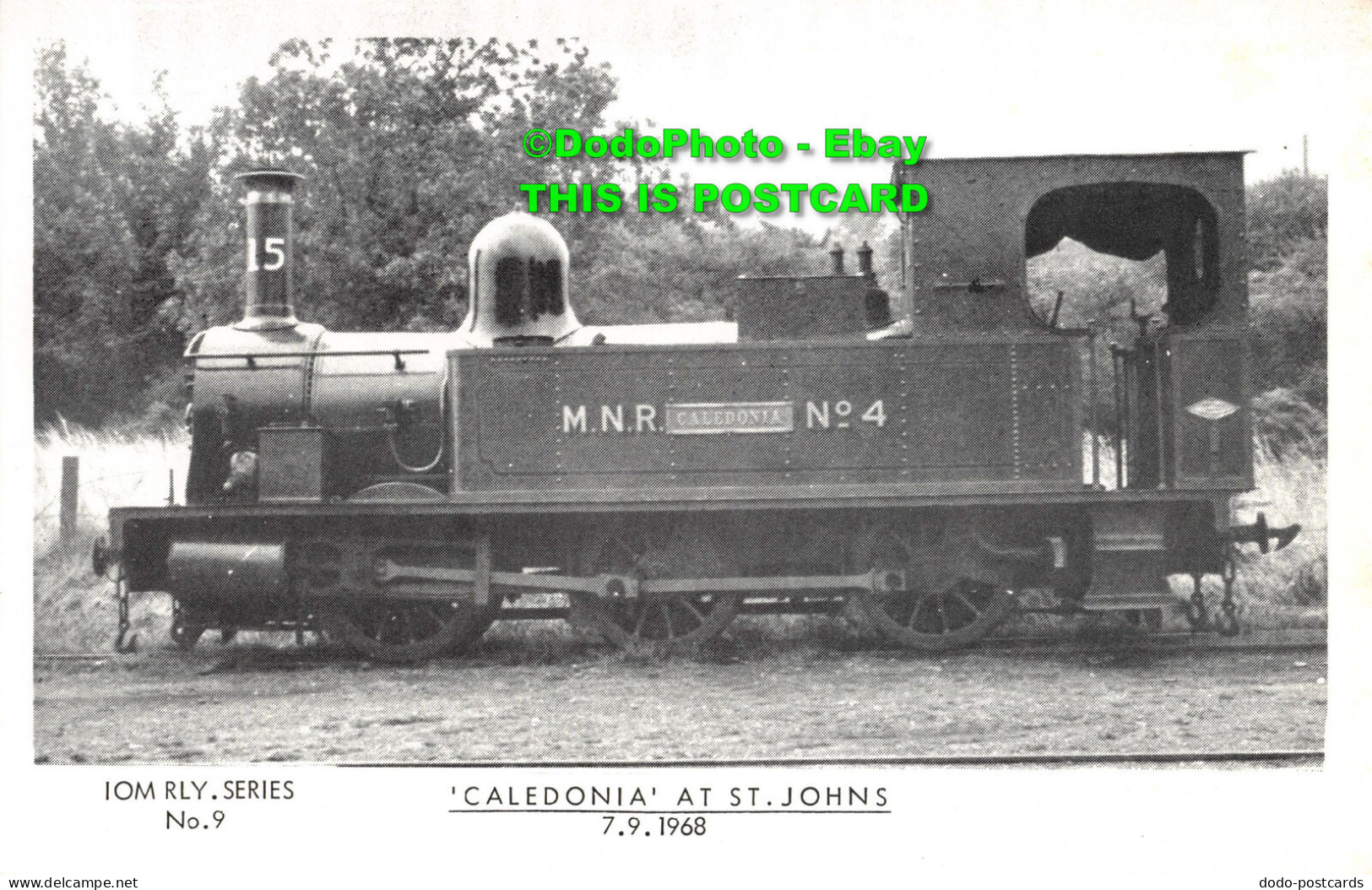 R355129 Caledonia At St. Johns. Breese Stamp Co. IOM. RLY. Series. No. 9. A. Mat - Monde