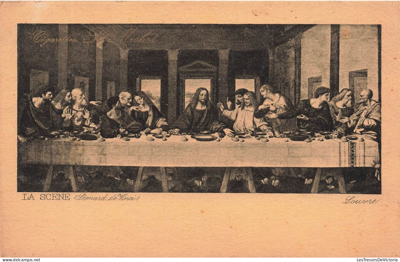 PEINTURES & TABLEAUX - La Scène - Léonard De Vinci - Carte Postale Ancienne - Peintures & Tableaux