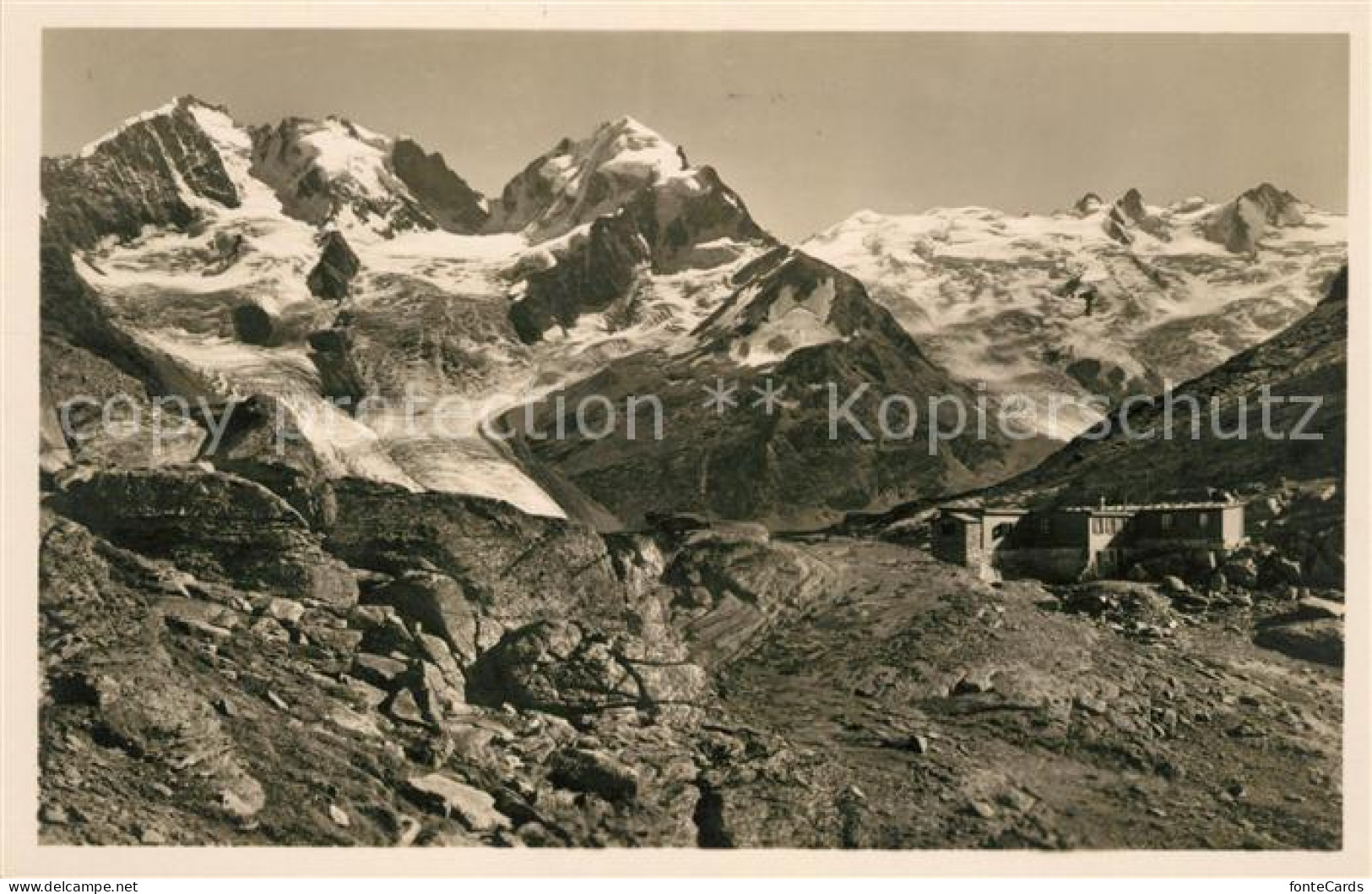 13040107 Fuorcla Surlej Bergrestaurant Piz Bernina Piz Roseg Sellagruppe Gebirgs - Andere & Zonder Classificatie