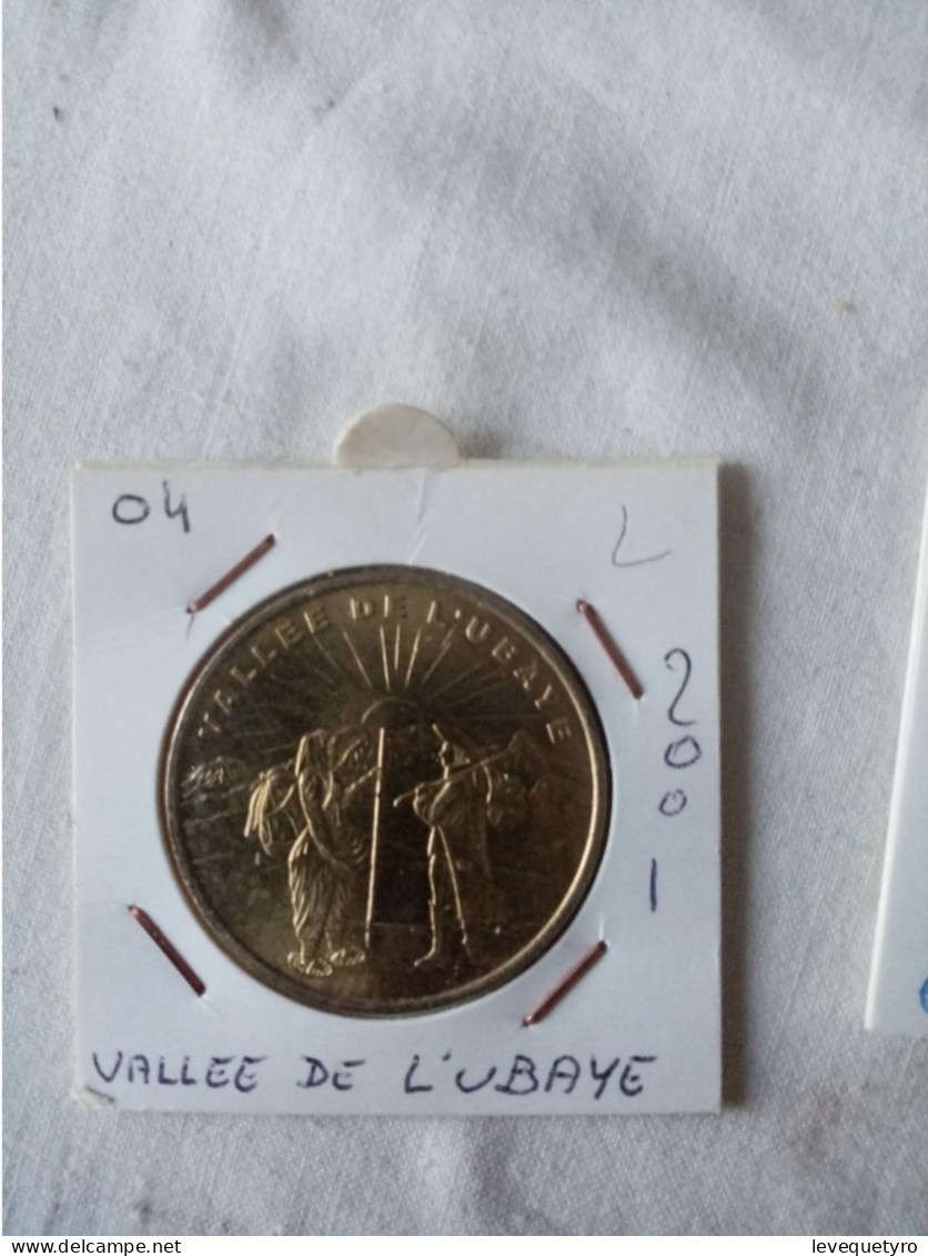 Médaille Touristique Monnaie De Paris 04 Vallée De L'ubaye 2001 - 2001