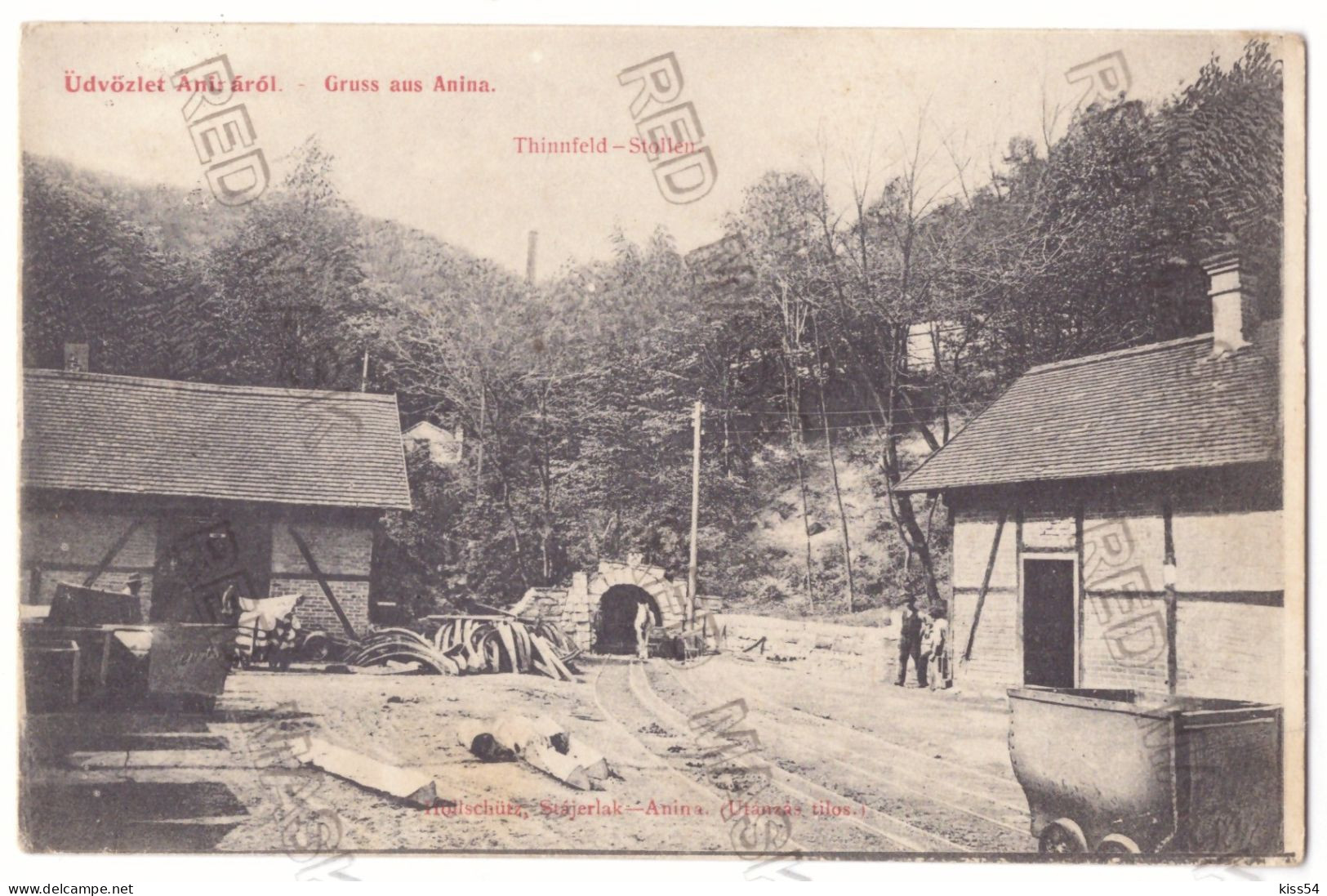 RO - 25433 ANINA, Caras-Severin, Tunnel To Mine, Romania - Old Postcard - Used - 1909 - Roemenië