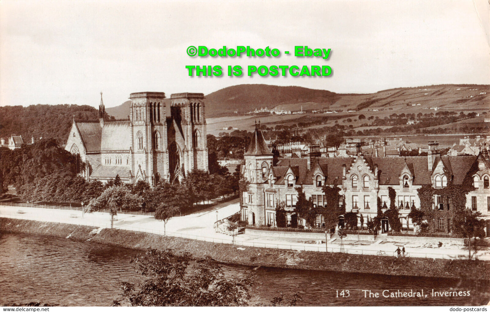R356725 143. The Cathedral. Inverness. RP. 1932 - Monde
