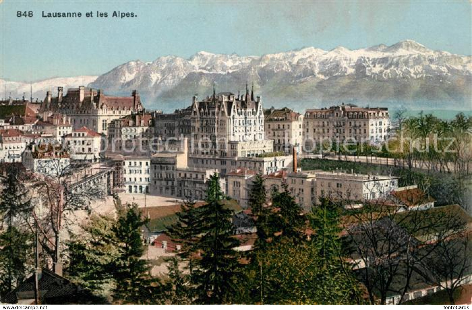 13038647 Lausanne VD Et Les Alpes Lausanne - Andere & Zonder Classificatie