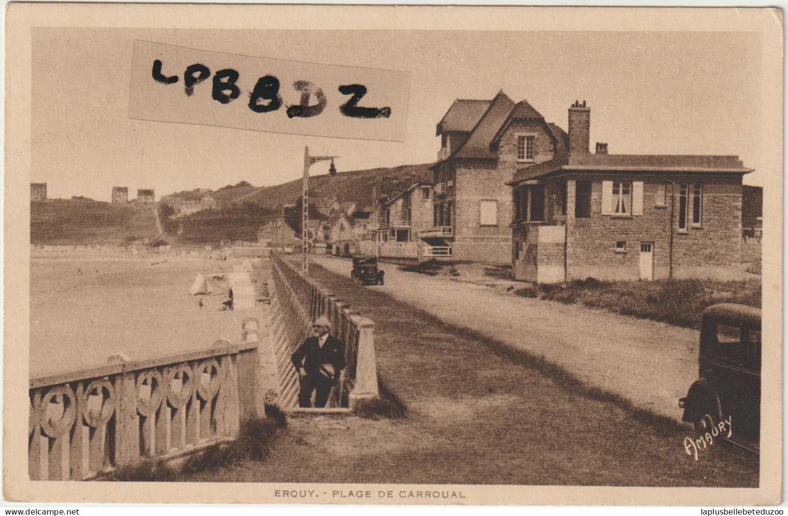 CPA - 22 - ERQUY - Plage De CARROUAL - Animation - Vers 1930 - Pas Courant - Erquy