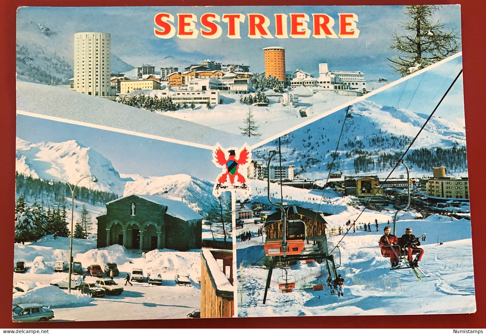 SESTRIERE M.2035 - 1) Le Torri 2) Chiesa S.Edoardo 3) Partenza Impianti - M.te FRAITEVE M.2701 (c758) - Otros & Sin Clasificación