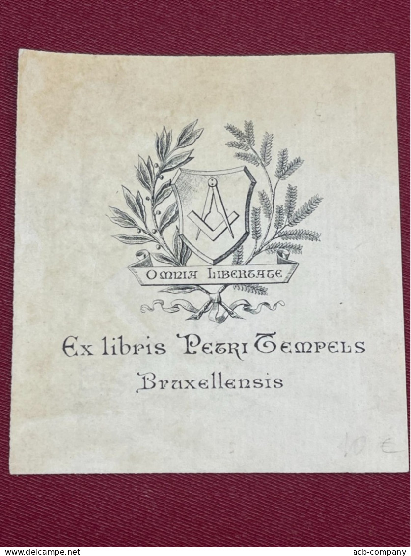 Franc - Maçonnerie .anti Franc Maçonnerie . Ex Libris - Unclassified