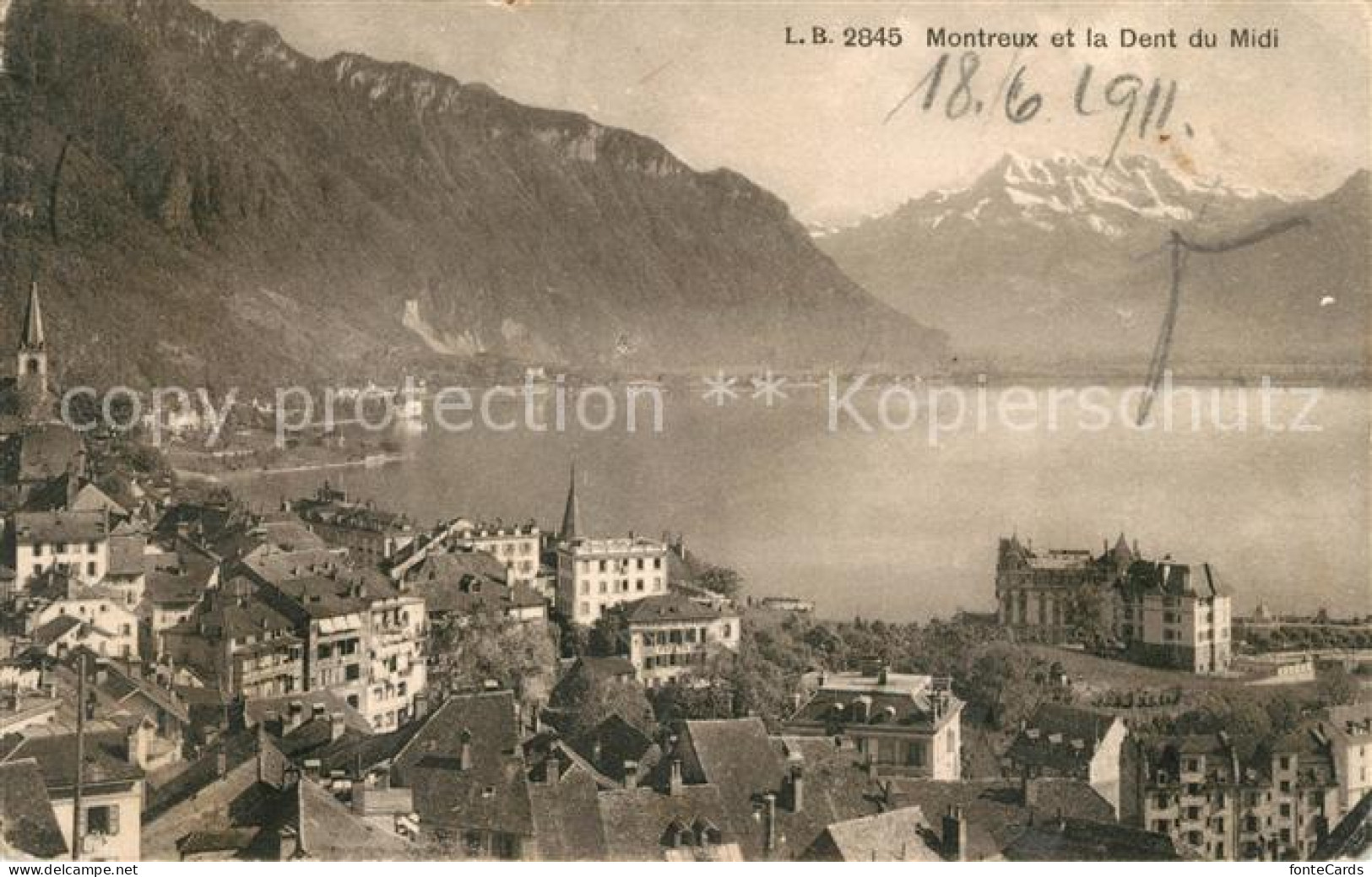 13038617 Montreux VD Et Dent Du Midi Montreux - Other & Unclassified