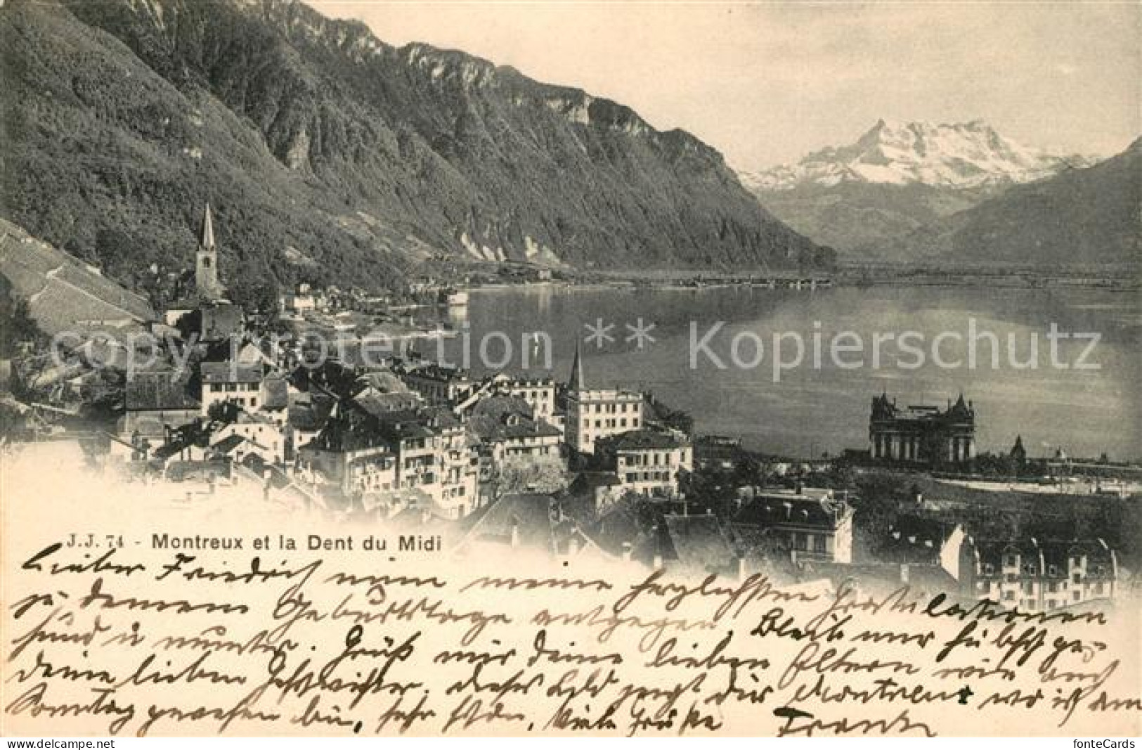 13038607 Montreux VD Et Dent Du Midi Montreux - Autres & Non Classés