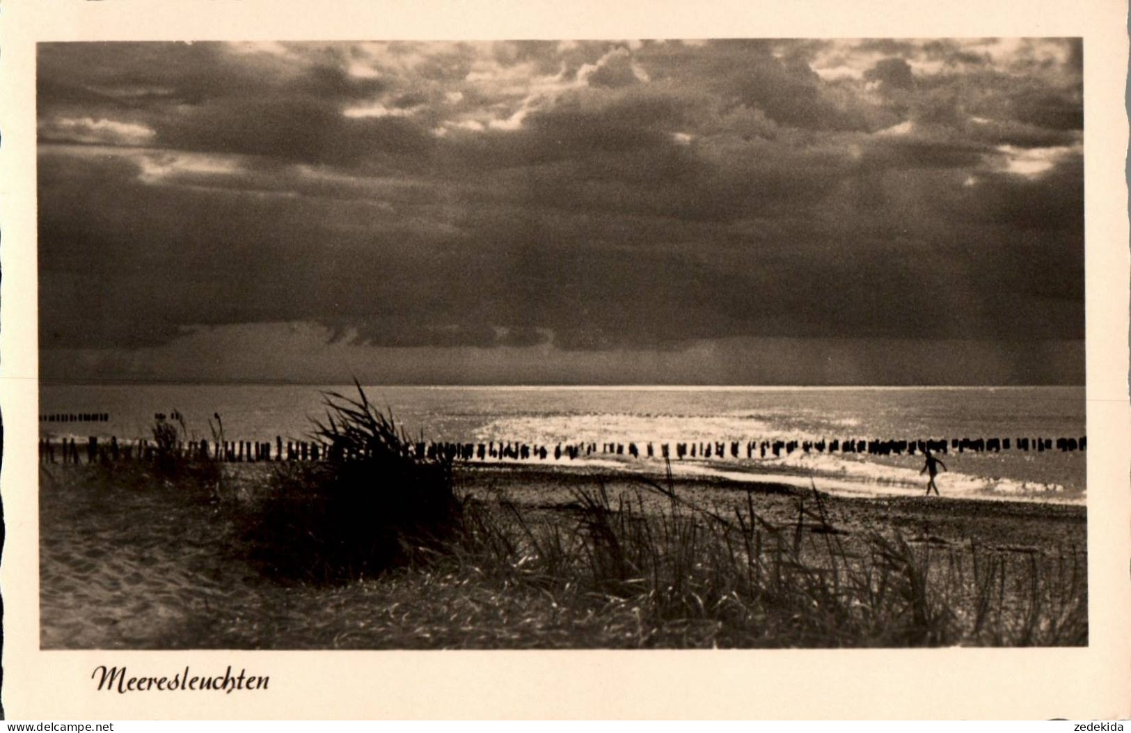 H2257 - TOP Foto Künstlerkarte - Motivkarte Meer See Sonnenuntergang - Verlag Garloff Magdeburg DDR - Andere & Zonder Classificatie