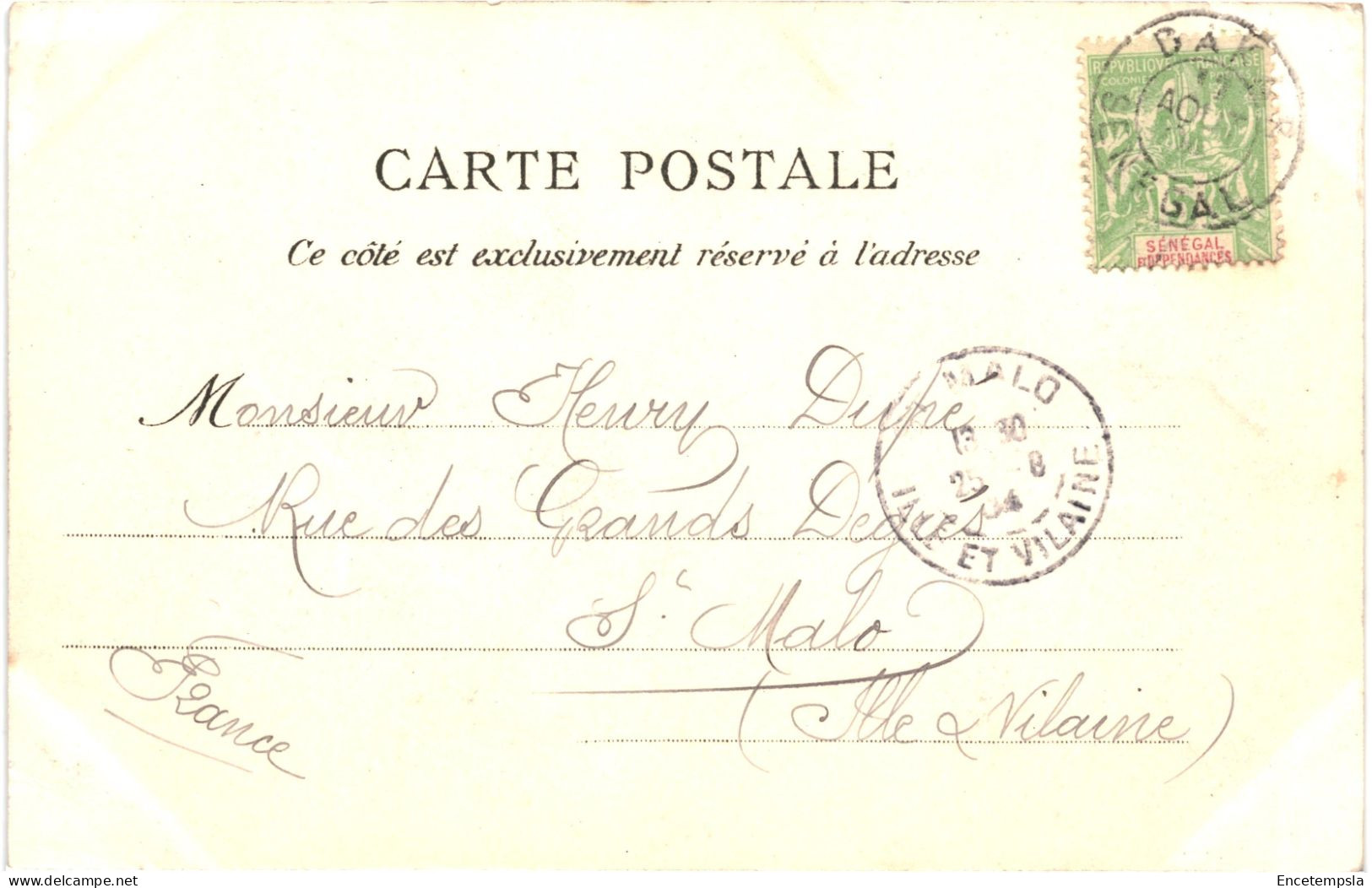 CPA Carte Postale Sénégal Dakar  La Mosquée   1904 VM80744 - Senegal