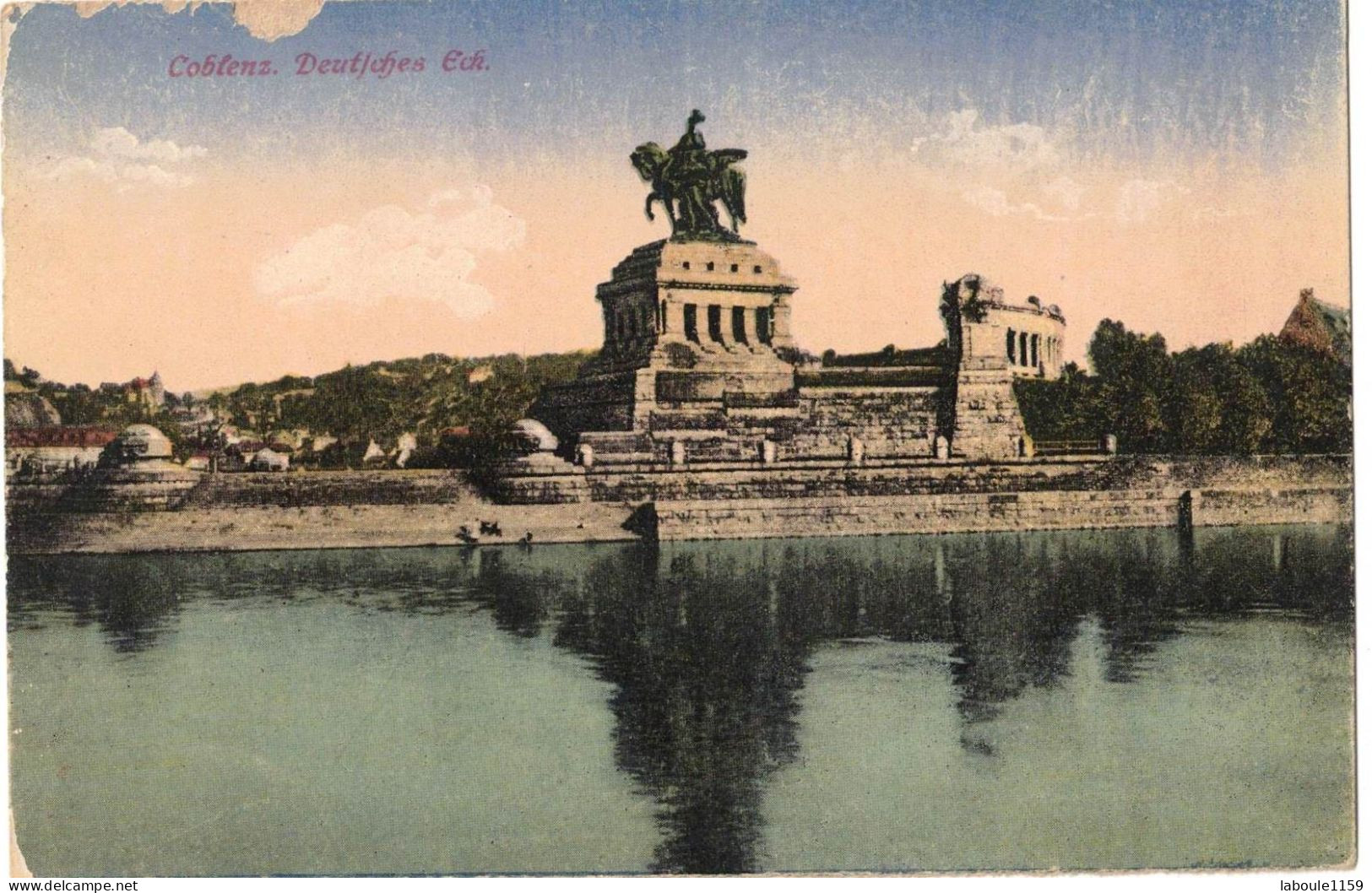 ALLEMAGNE GERMANY RHENANIE PALATINAT KOBLENZ COBLENZ  DEUTSCHEN ECK - ED COLORISEE - Koblenz