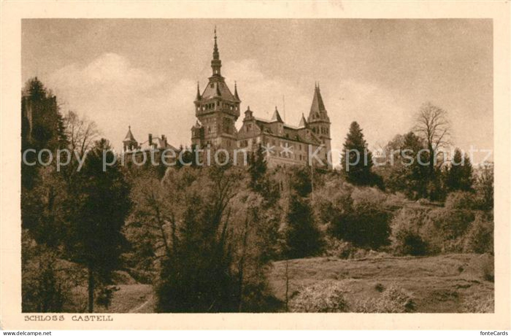 13037609 Zuerich ZH Schloss Castell Zuerich - Sonstige & Ohne Zuordnung