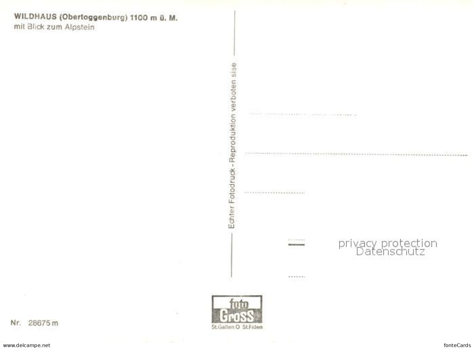 13036657 Obertoggenburg Kaeserrugg Saentismassiv Bergketten Obertoggenburg - Autres & Non Classés