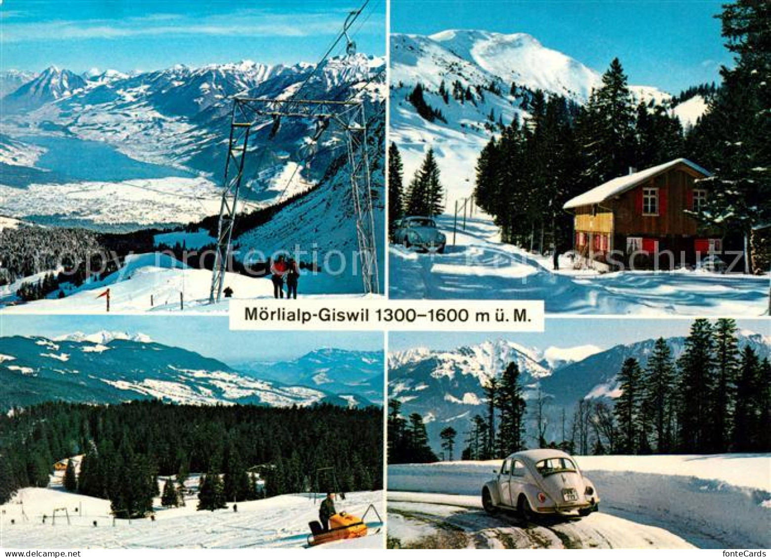 13029729 Giswil Skilift Skihaus Moerlialp Mit Restaurant Panoramastrasse Giswil - Andere & Zonder Classificatie