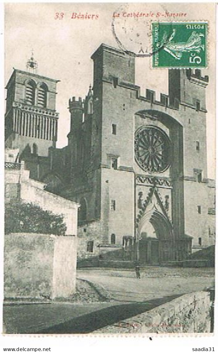 34 BEZIERS   LA CATHEDRALE SAINT NAZAIRE - Beziers