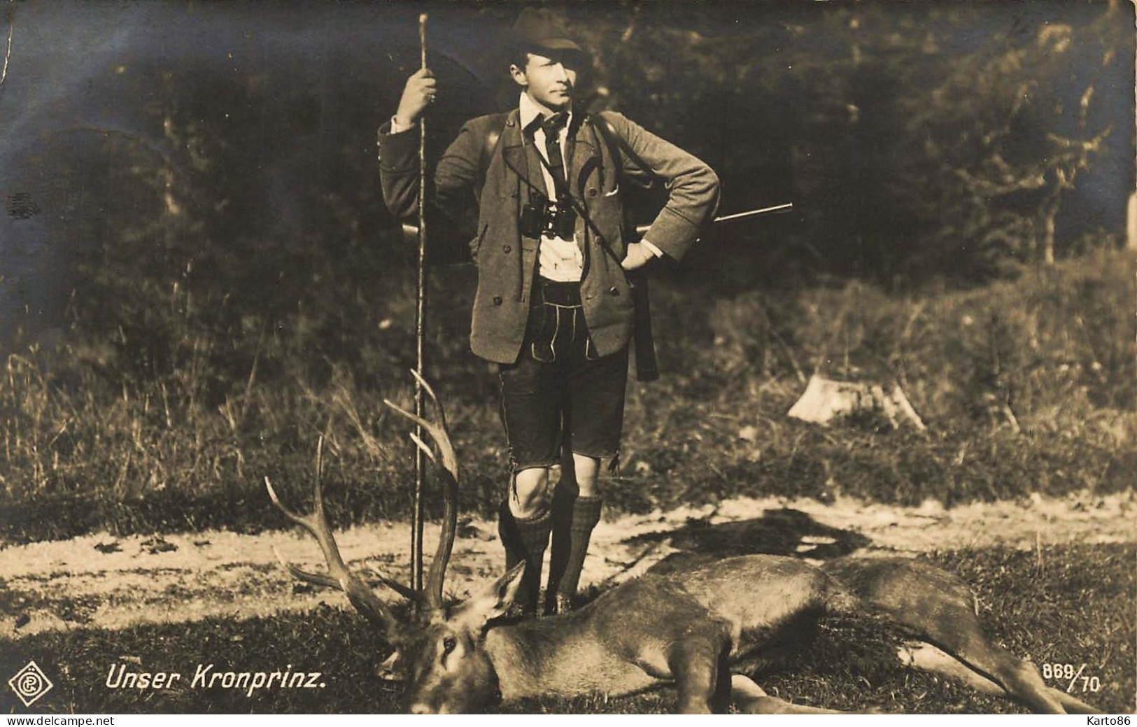 Germany * Carte Photo Chasse * Unser Kronprinz * Hunt Hunting Chasseur * Royale Royauté Royalty - Other & Unclassified
