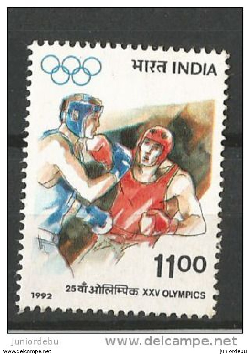 India -1992 -  XXV Olympic Games  -  MNH. ( Boxing ) ( OL 10/07/2013 ) - Unused Stamps