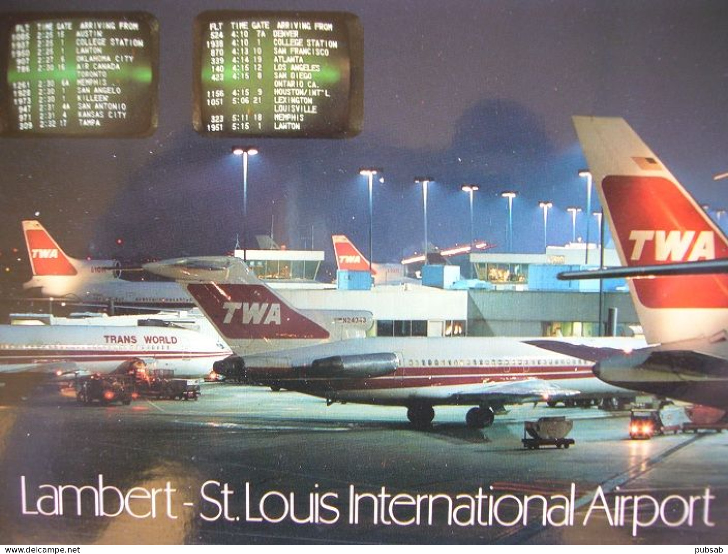 Avion / Airplane / TWA / Boeing B 747 - B727 - Tristar / Seen At Lambert-St-Louis Airport - 1946-....: Moderne