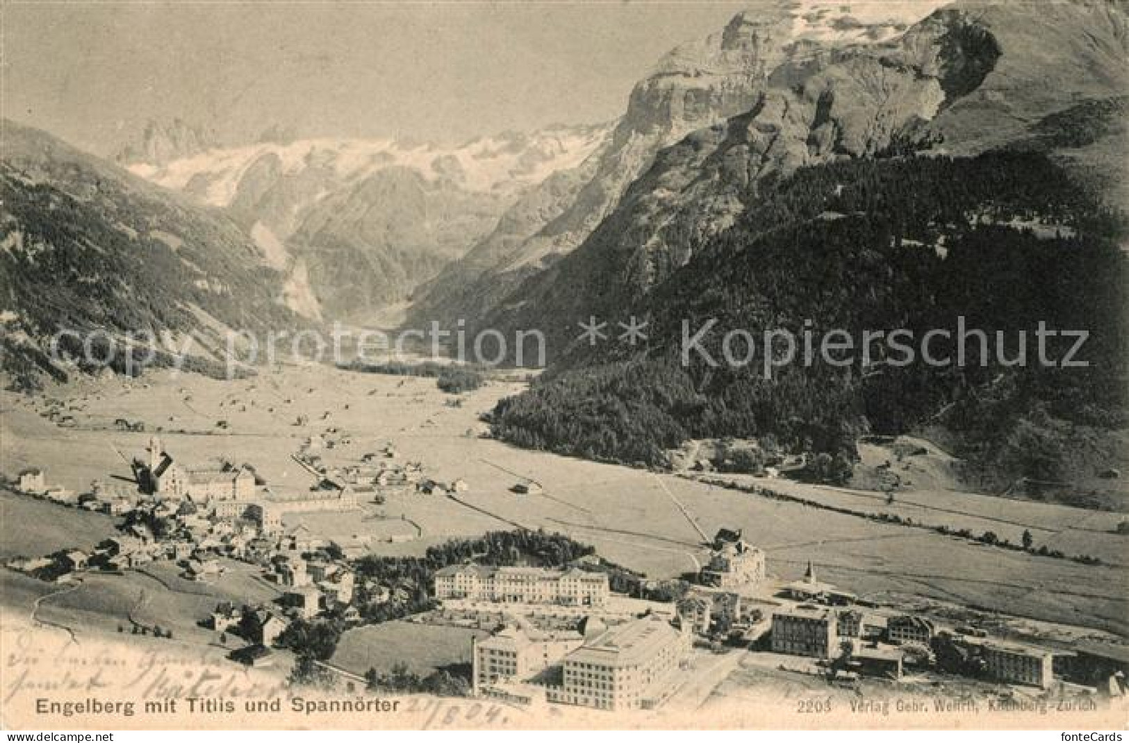 13012837 Engelberg OW Panorama Mit Titlis Und Spannoerter Urner Alpen Engelberg - Sonstige & Ohne Zuordnung