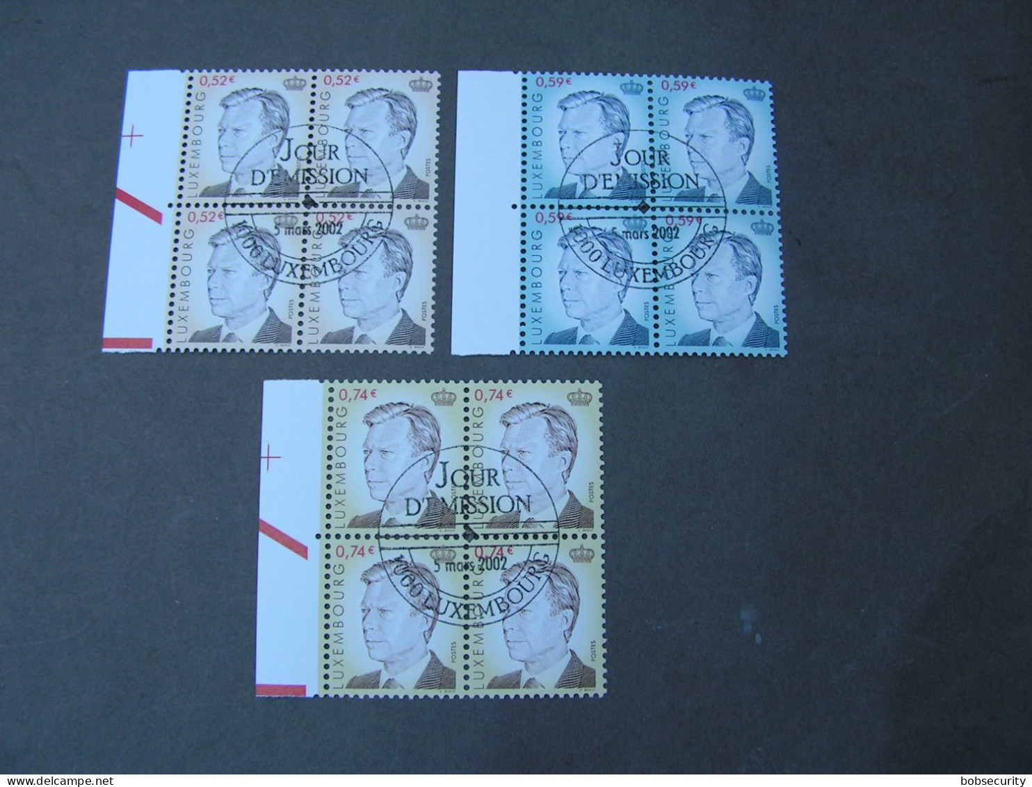 Luxemburg 2002 Lot EUR Werte - Unused Stamps