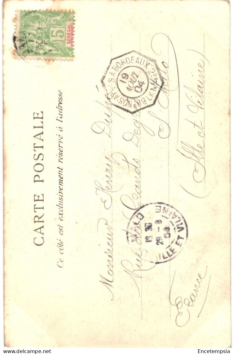 CPA Carte Postale Sénégal Dressage Difficile  1904 VM80746ok - Sénégal