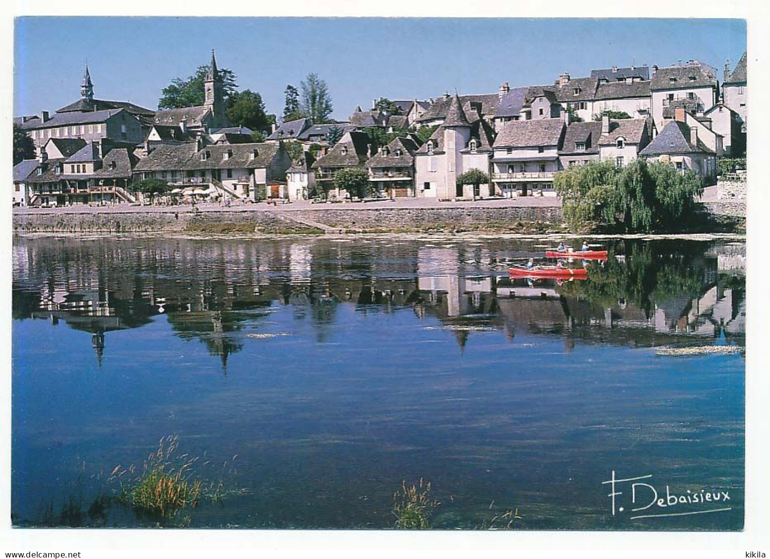 CPSM / CPM 10.5 X 15 Corrèze ARGENTAT Sur La Dordogne Maisons à Tourelles, Balcon De Bois Et Toits De Lauze Debaisieux - Argentat