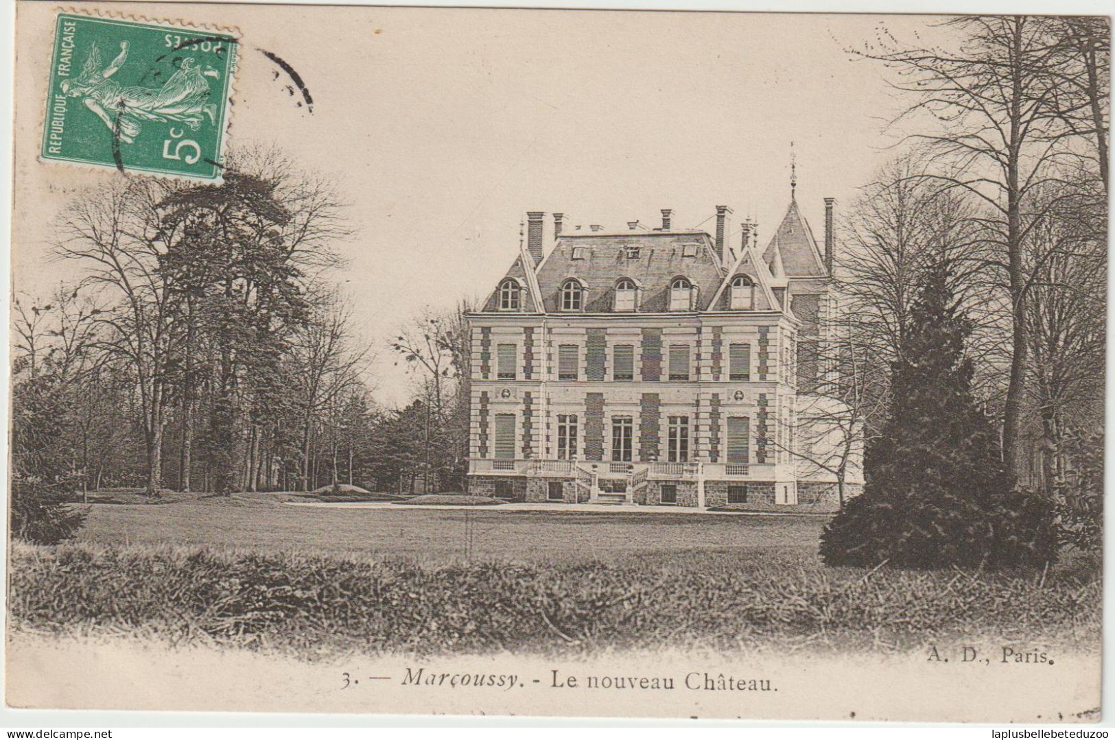 CPA - 91 - MARCOUSSY - Le Nouveau Château - Vers 1910 - Other & Unclassified