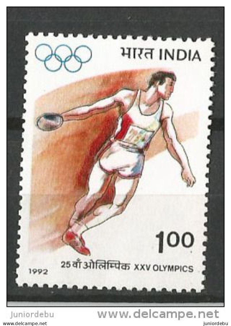 India -1992 -  XXV Olympic Games  -  MNH. ( Discuss Throwing ) ( OL 10/07/2013 ) - Ongebruikt