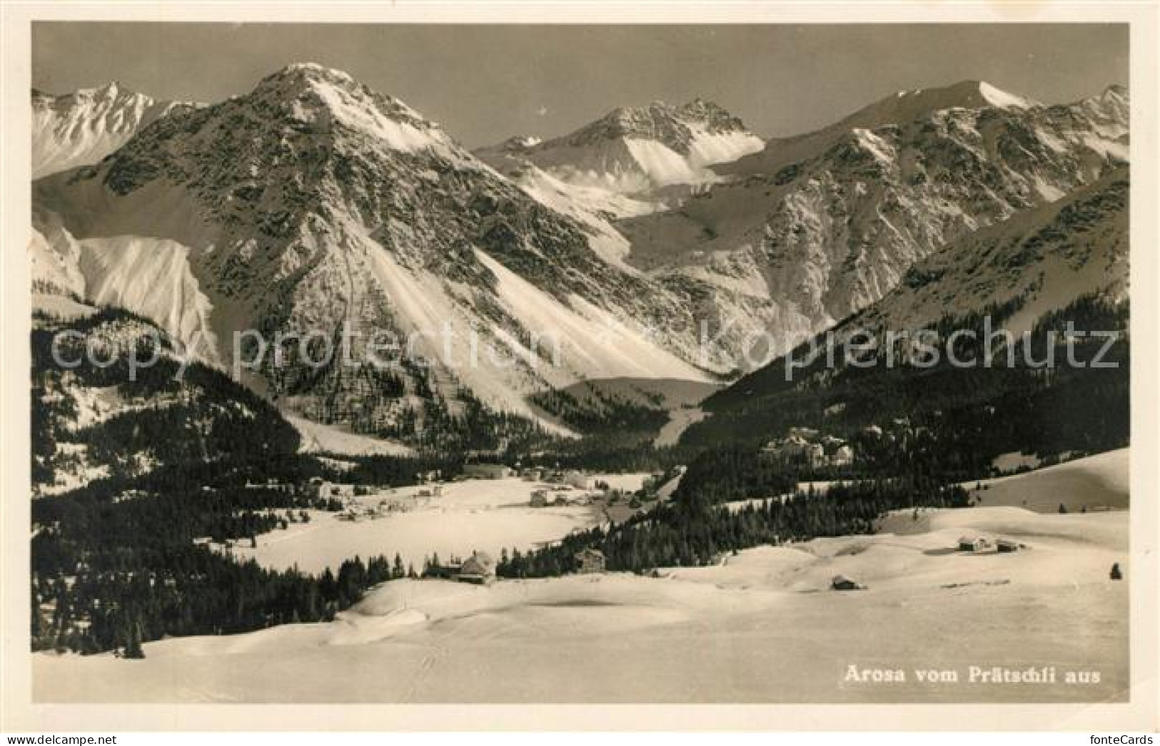 13009957 Arosa GR Blick Vom Praechtli Arosa - Sonstige & Ohne Zuordnung