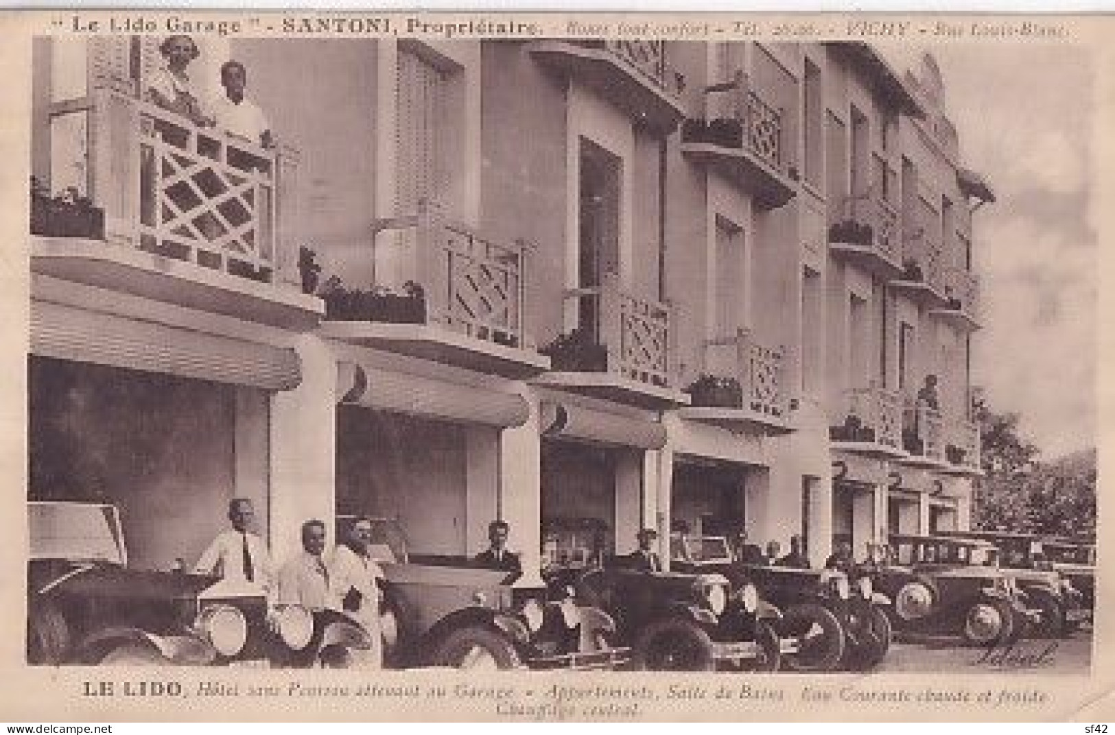 VICHY            LE LIDO GARAGE  SANTONI    RUE LOUIS BLANC     AUTOS - Vichy