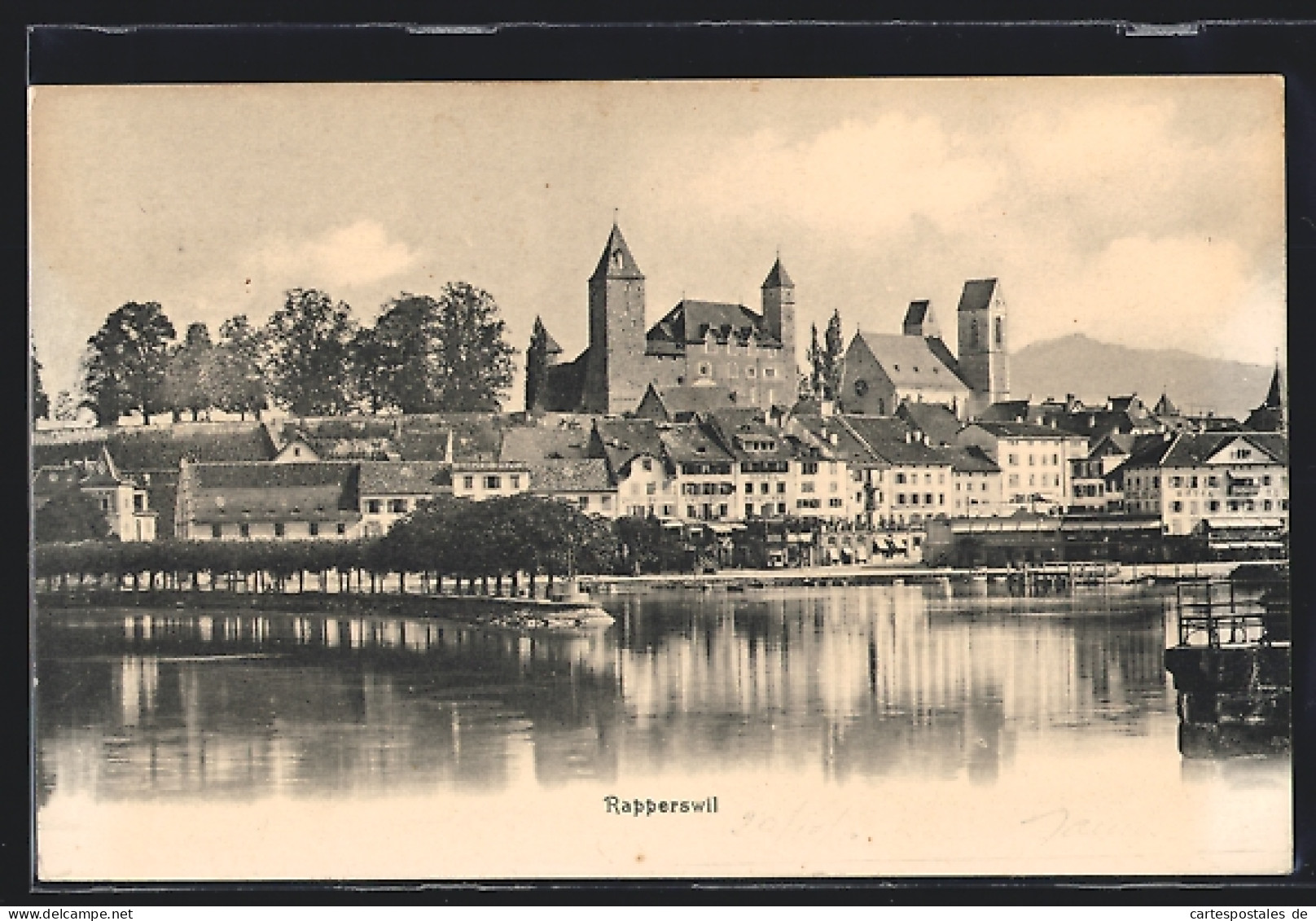 AK Rapperswil, Stadtansicht über Das Wasser Gesehen  - Other & Unclassified