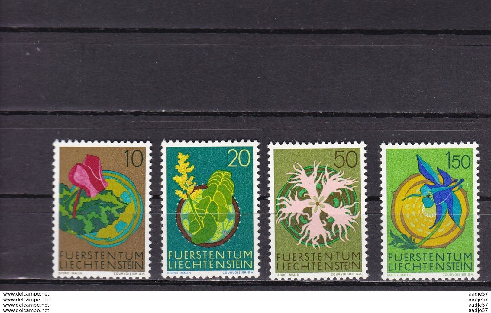 Liechtenstein 1971/1974 YT 469/71/74/76 Mi.539/42 MNH** See Under For More Items MNH** - Unused Stamps