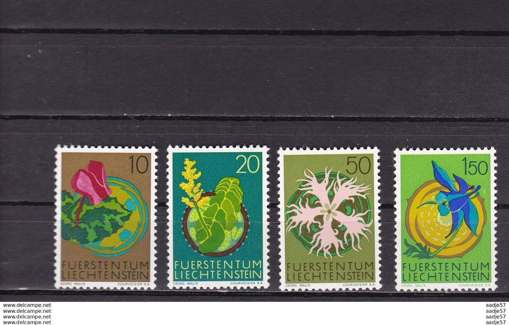 Liechtenstein 1971/1974 YT 469/71/74/76 Mi.539/42 MNH** See Under For More Items MNH** - Neufs