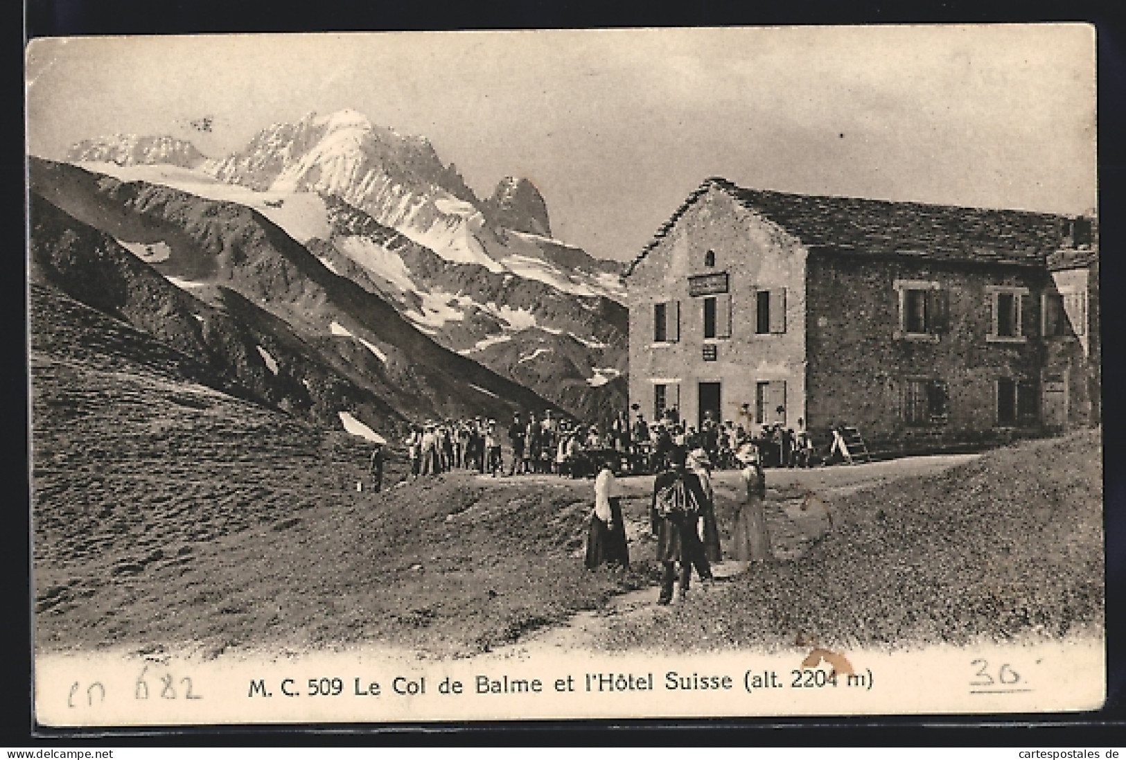 AK La Forclaz, Le Col De Balme Et L`Hotel Suisse  - Altri & Non Classificati