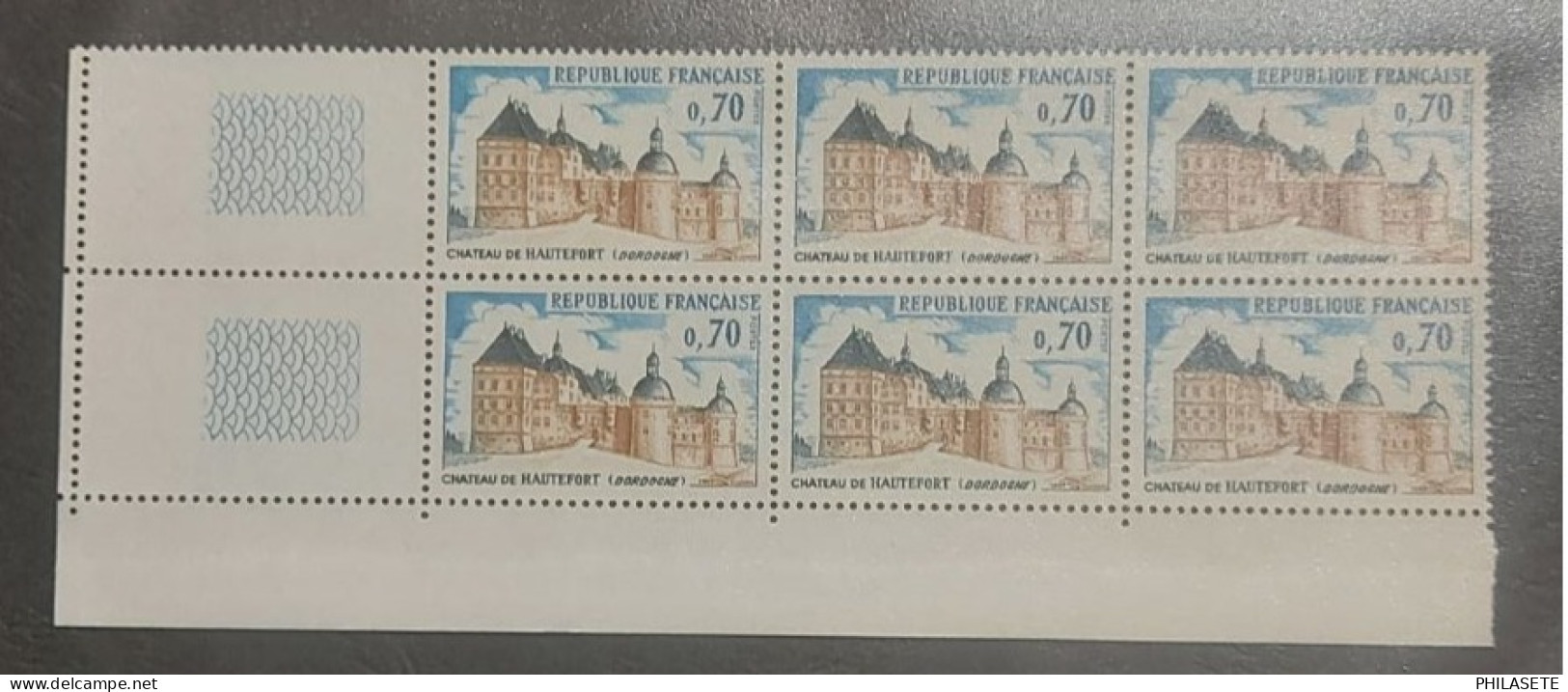 France Neuf** Bloc De 6  Timbres YT N° 1596 Château De Hautefort - Ungebraucht