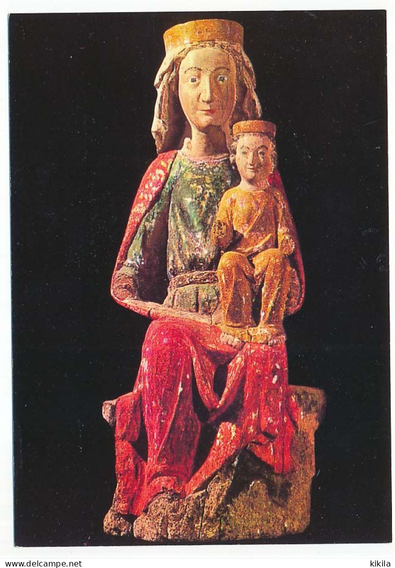 CPSM / CPM 10.5 X 15 Ardèche Eglise De THINES Vierge à L'enfant (statue Polychrome Disparue Le 3-10-1973) - Autres & Non Classés