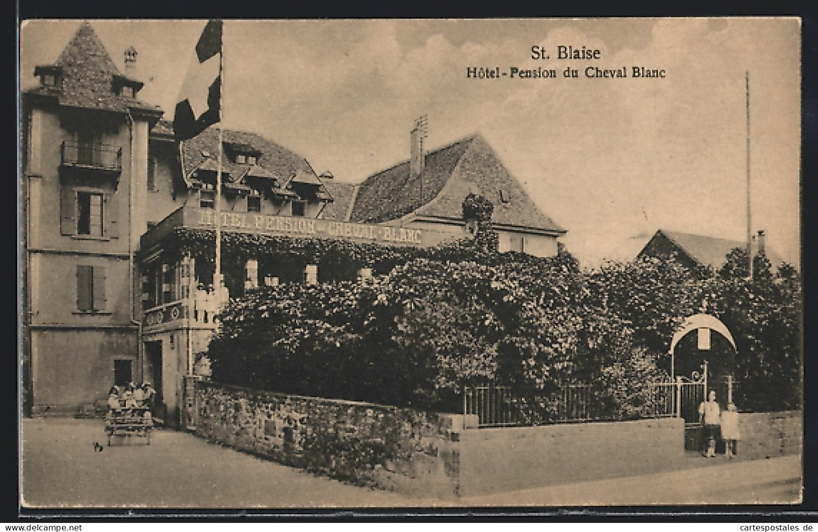AK St. Blaise, Hotel-Pension Du Cheval Blanc  - Autres & Non Classés