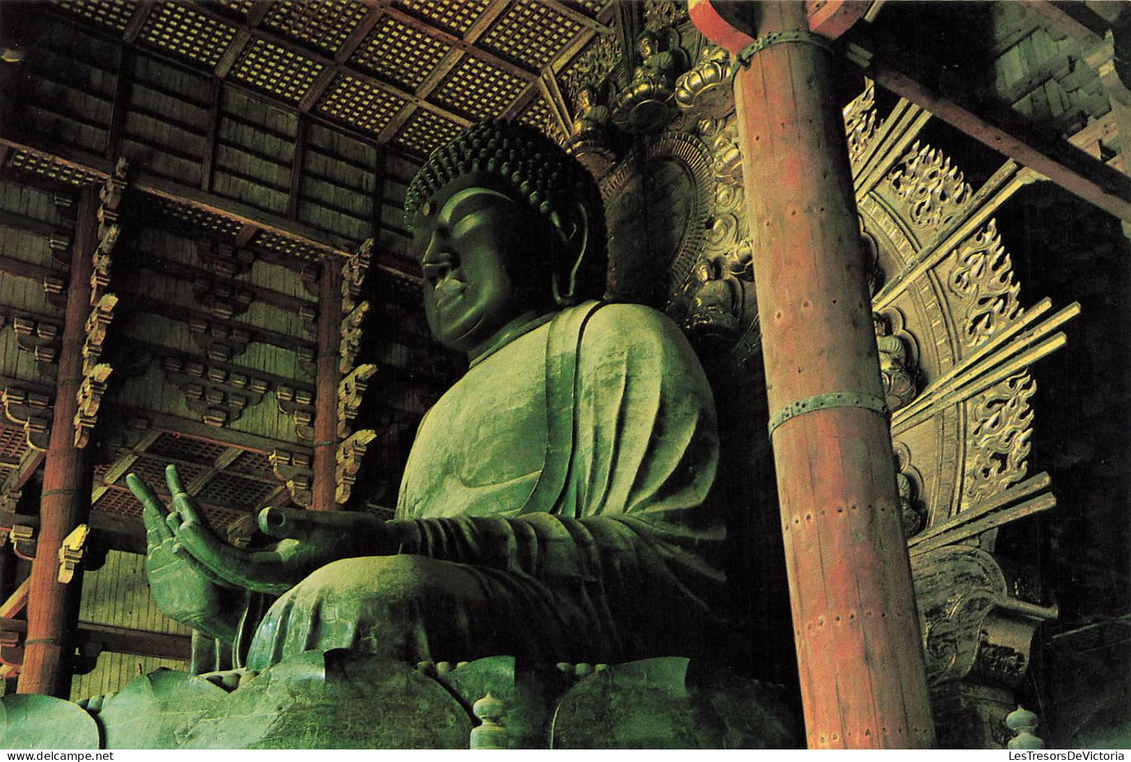 JAPON - Daibutsu (Great Buddha) Of Todaiji Temple - Nara - Statue - Carte Postale - Otros & Sin Clasificación