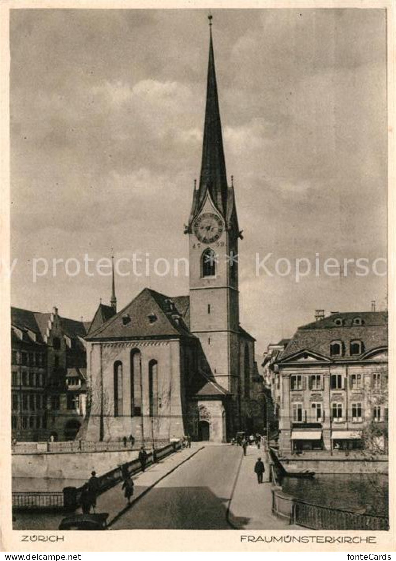 12996529 Zuerich ZH Fraumuensterkirche Zuerich - Autres & Non Classés