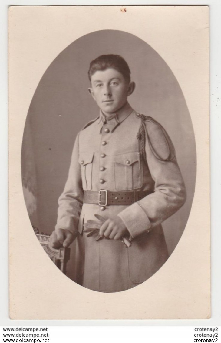 Carte Photo Militaire N°152 Sur Col Régiment Infanterie ? VOIR DOS - Régiments