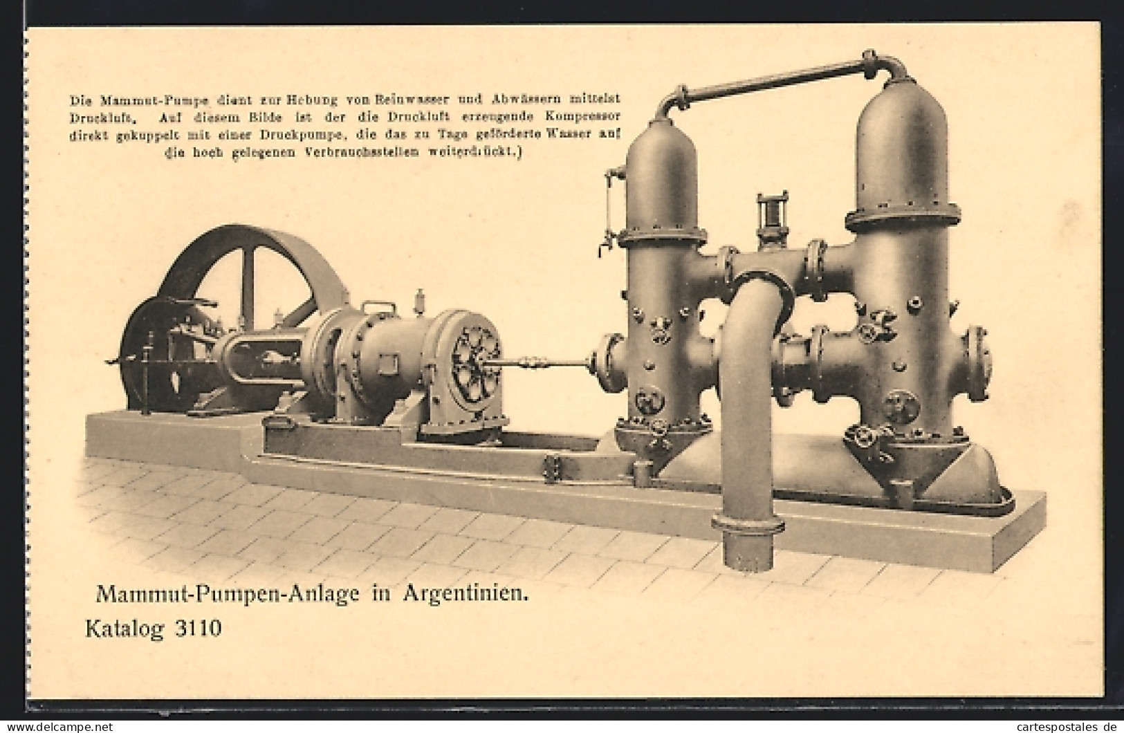 AK Mammut-Pumpen-Anlage Der Borsigwerke In Argentinien  - Other & Unclassified