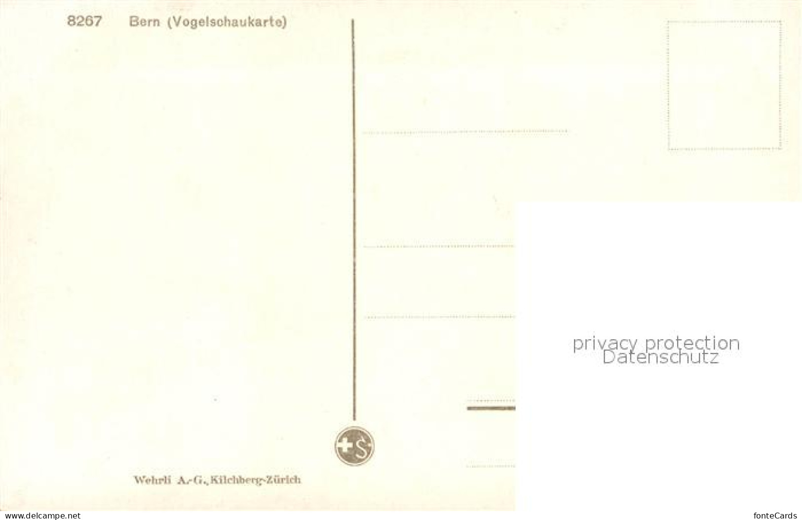 12995109 Bern BE Vogelschaukarte Bern - Other & Unclassified