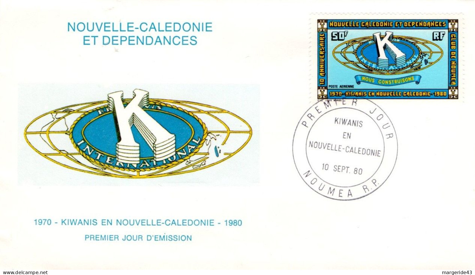 NOUVELLE CALEDONIE  LOT DE 59 FDC DIFFERENTES - Vrac (max 999 Timbres)