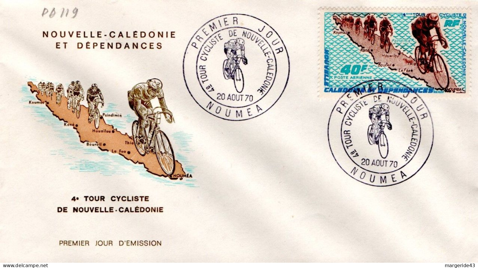 NOUVELLE CALEDONIE  LOT DE 59 FDC DIFFERENTES - Mezclas (max 999 Sellos)