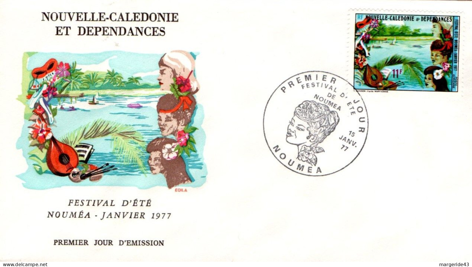 NOUVELLE CALEDONIE  LOT DE 59 FDC DIFFERENTES