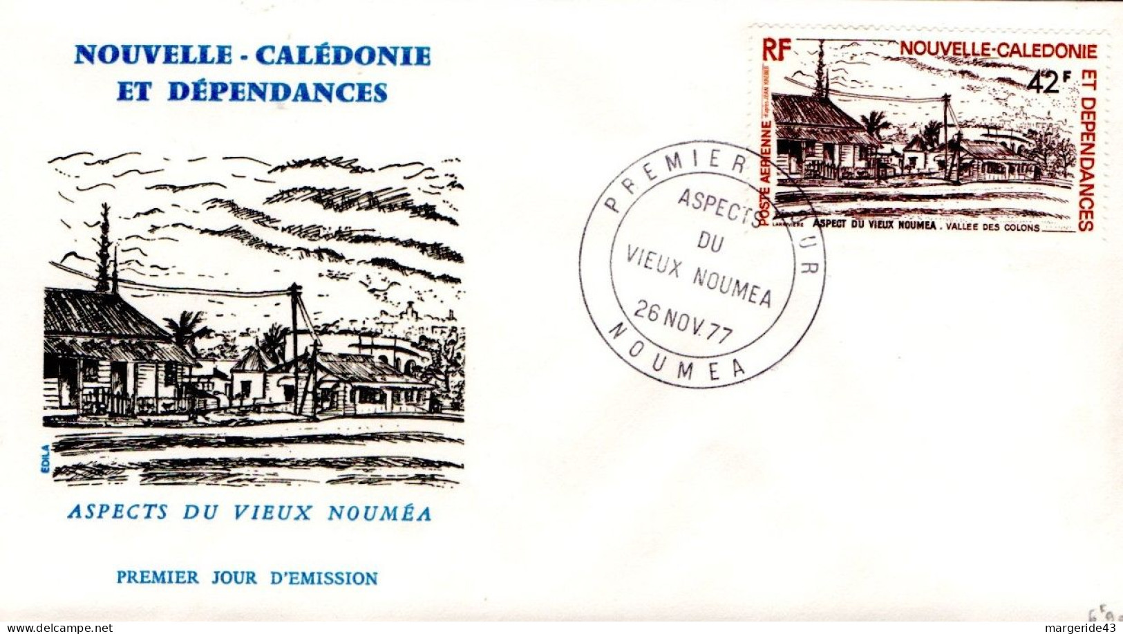 NOUVELLE CALEDONIE  LOT DE 59 FDC DIFFERENTES