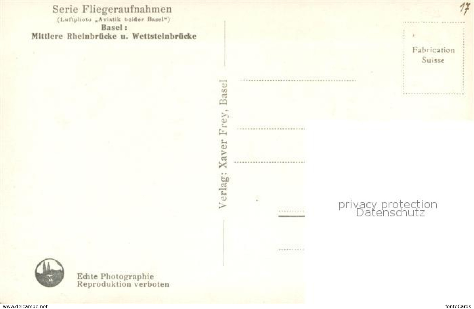 12994679 Basel BS Mittlere Rheinbruecke Und Wettsteinbruecke Serie Fliegeraufnah - Other & Unclassified