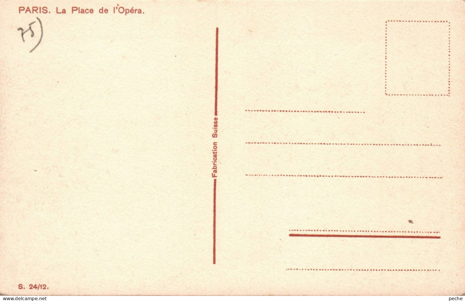 N° 2484 W -cpa Paris -illustrateur- Opéra- - Andere Monumenten, Gebouwen